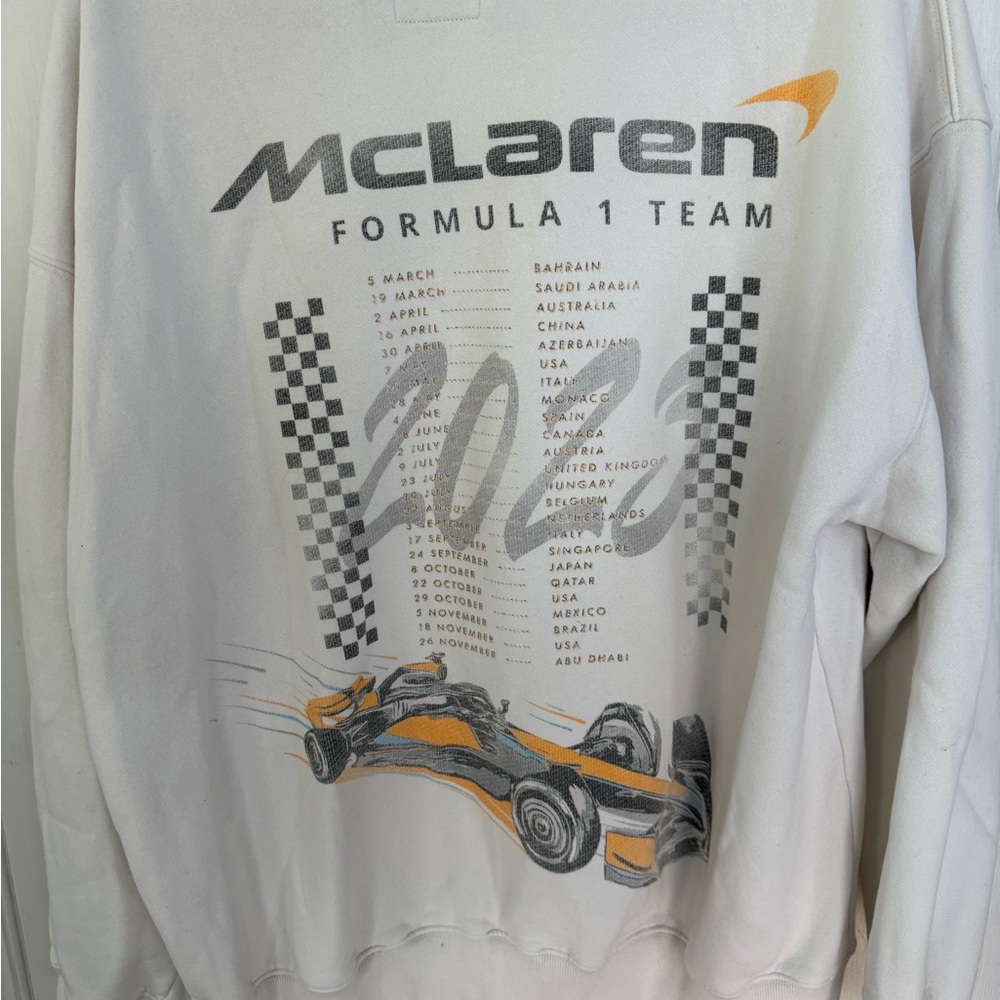 Oversized McLaren sweatshirt from Abercrombie - Picture 4 of 5